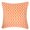 Orange, variant on Amelia Green Geometric Polyester 20 in. x 20 in Throw Pillow
