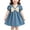 Blue B, variant on Enjoytime Toddler Baby Girls Dresses V-Neck Short Sleeve Summer Casual Girl Dress 3 Months-4 Years