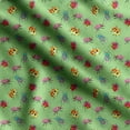 thumbnail image 1 of Soimoi Insect Print,Cotton Poplin, Sewing Fabric Sold by The Yard 42 Inch Wide,Sewing Craft Quilting/Quilt Making Fabric, Light Green, 1 of 5