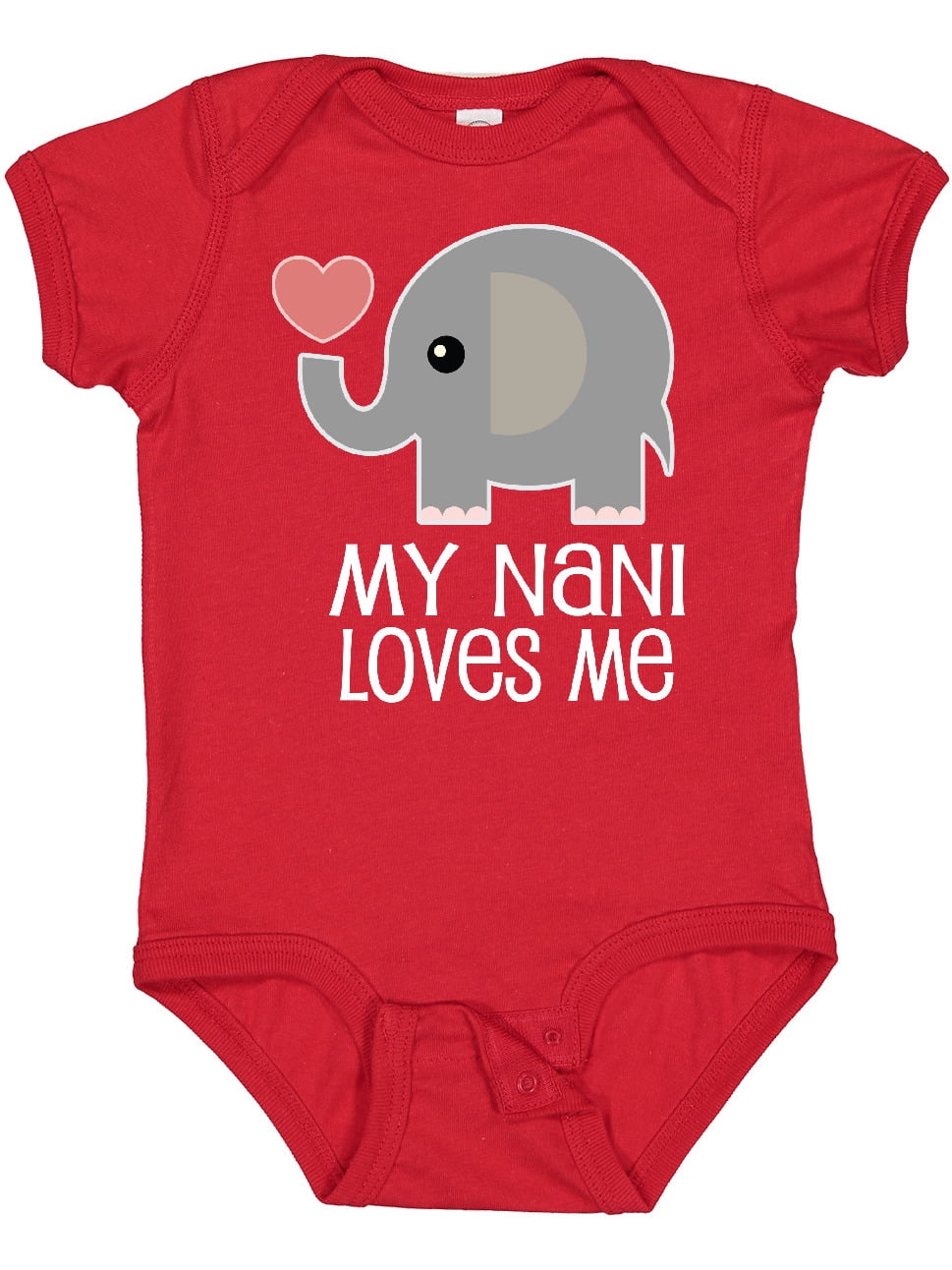 Baby Romper Im Going to Love Elephants When I Grow Up Just Like My Memaw 