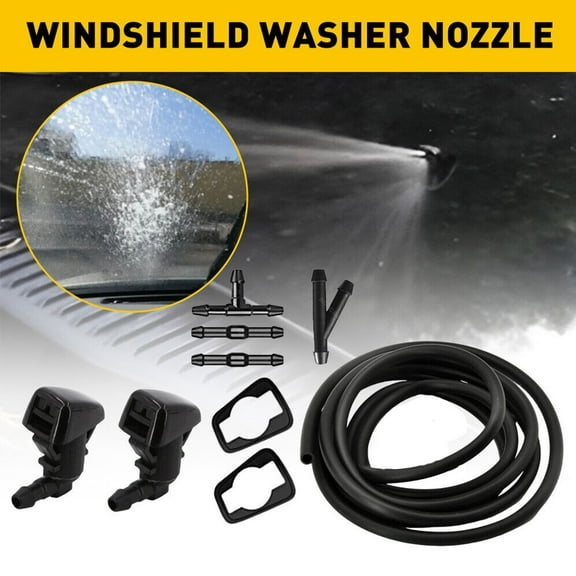 Windshield Washer Hose And Nozzle 2M for 2011-2016 Ford F250 F350 F450 F550