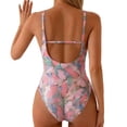 thumbnail image 3 of HAIJIE One Piece Bathing Suit Racerback Bathing Suit Swimsuit One Piece for Girlfriend Women Swimwear, 3 of 7