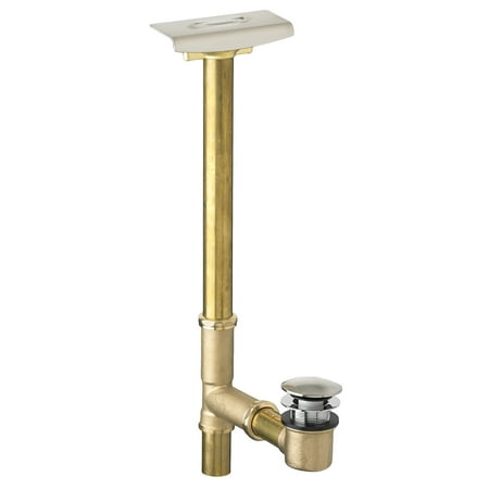 American Standard Max 1-1/2 in. Brass Deep Soak Drain in Brushed Nickel