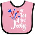 thumbnail image 3 of Inktastic My 1st 4th of July Fireworks Boys or Girls Baby Bib, 3 of 4