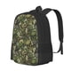 thumbnail image 1 of Balery Green Skulls Mochila para hombre y mujer - Tela Oxford 600D resistente - Gran capacidad, resistente al agua, ideal para la escuela, viajes y senderismo, 1 of 6