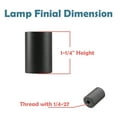 thumbnail image 3 of Aspen Creative 62051 Metal LED Bathroom Vanity Wall Light Fixture, 31" Wide, Contemporary Design in Brushed Nickel with Opal Glass Diffuser, 3 of 7
