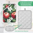 thumbnail image 6 of Yayeee Pot Holders Kitchen Heat Resistant with Pocket 7"x9.8" Cotton Oven Cooking Hot Pads, Red Apple Pattern, 6 of 7