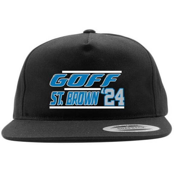 Snapback Jared Goff Amon-Ra St. Brown Lions 2024 Hat