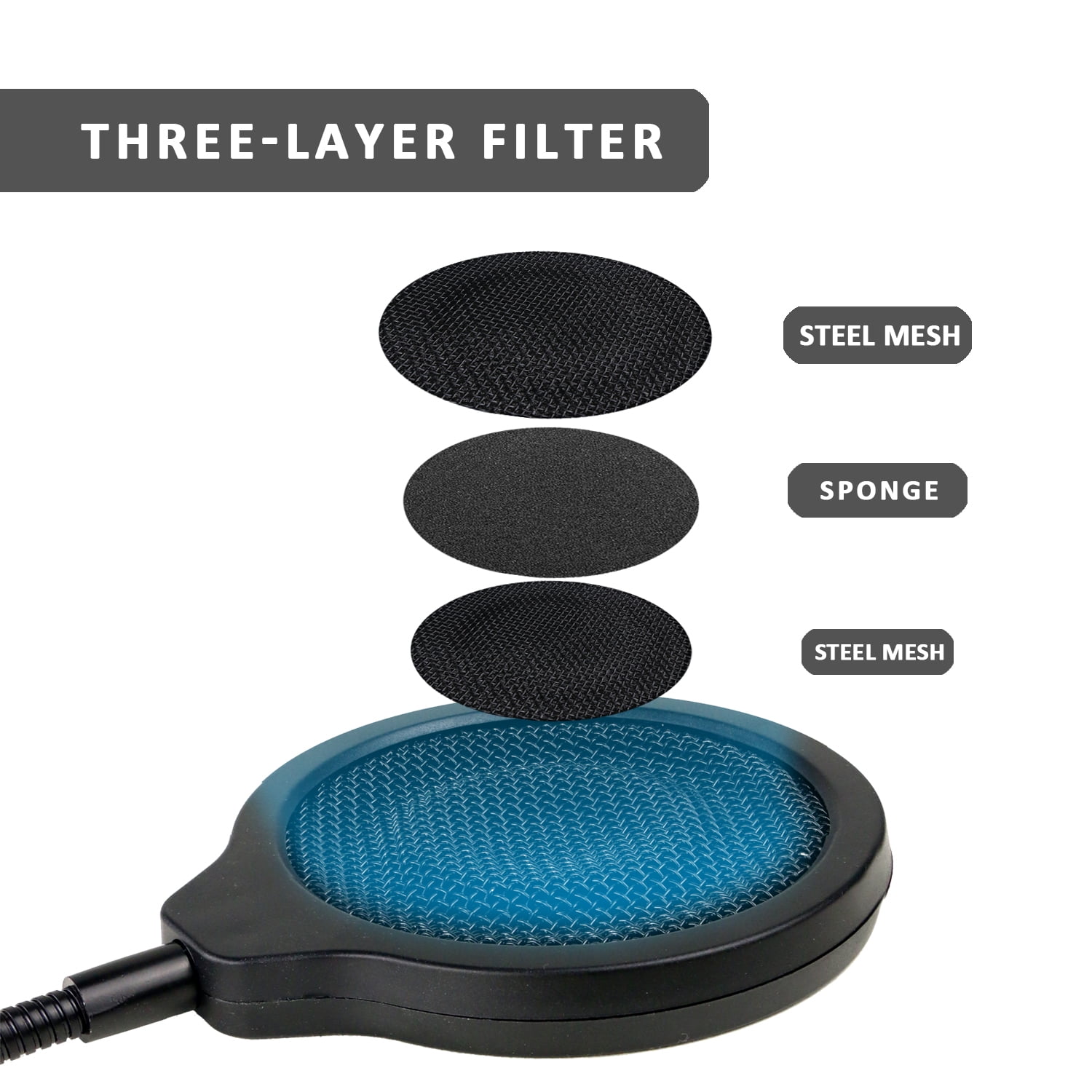 Buy QuadCast Pop Filter Metal Windscreen For HyperX QuadCast