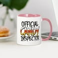 thumbnail image 3 of CafePress - Official Candy Inspector Mug - 11 oz Ceramic Mug - Novelty Coffee Tea Cup, 3 of 4