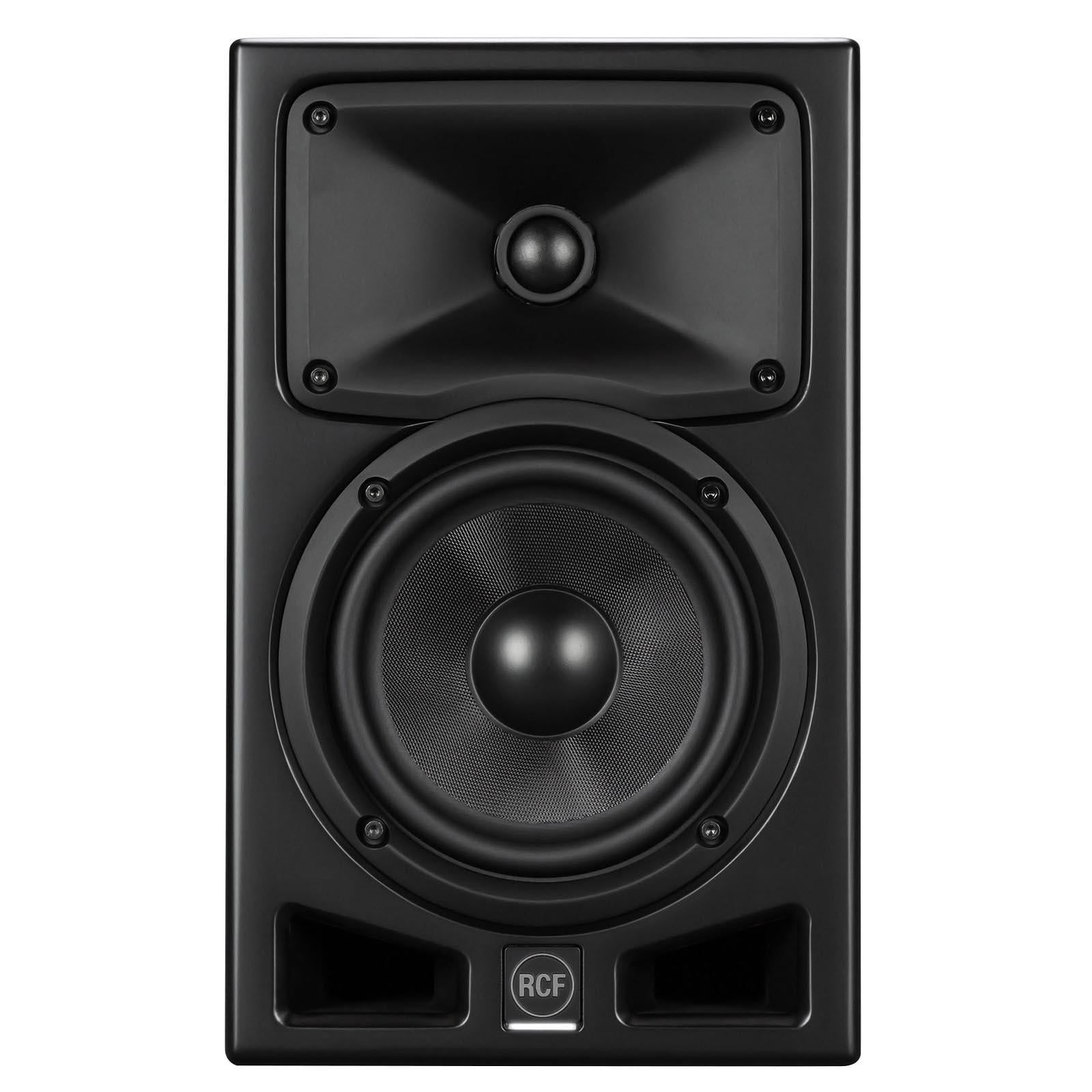 (2) RCF Ayra Six 6" Professional Active Two-Way Studio Monitors with Desktop Monitor Stands Package