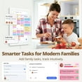 thumbnail image 4 of EKASN 15.6" Digital Calendar Chore Chart – 1080P Full HD Interactive Touchscreen, Smart Family Planner for Seamless Scheduling-White, 4 of 10