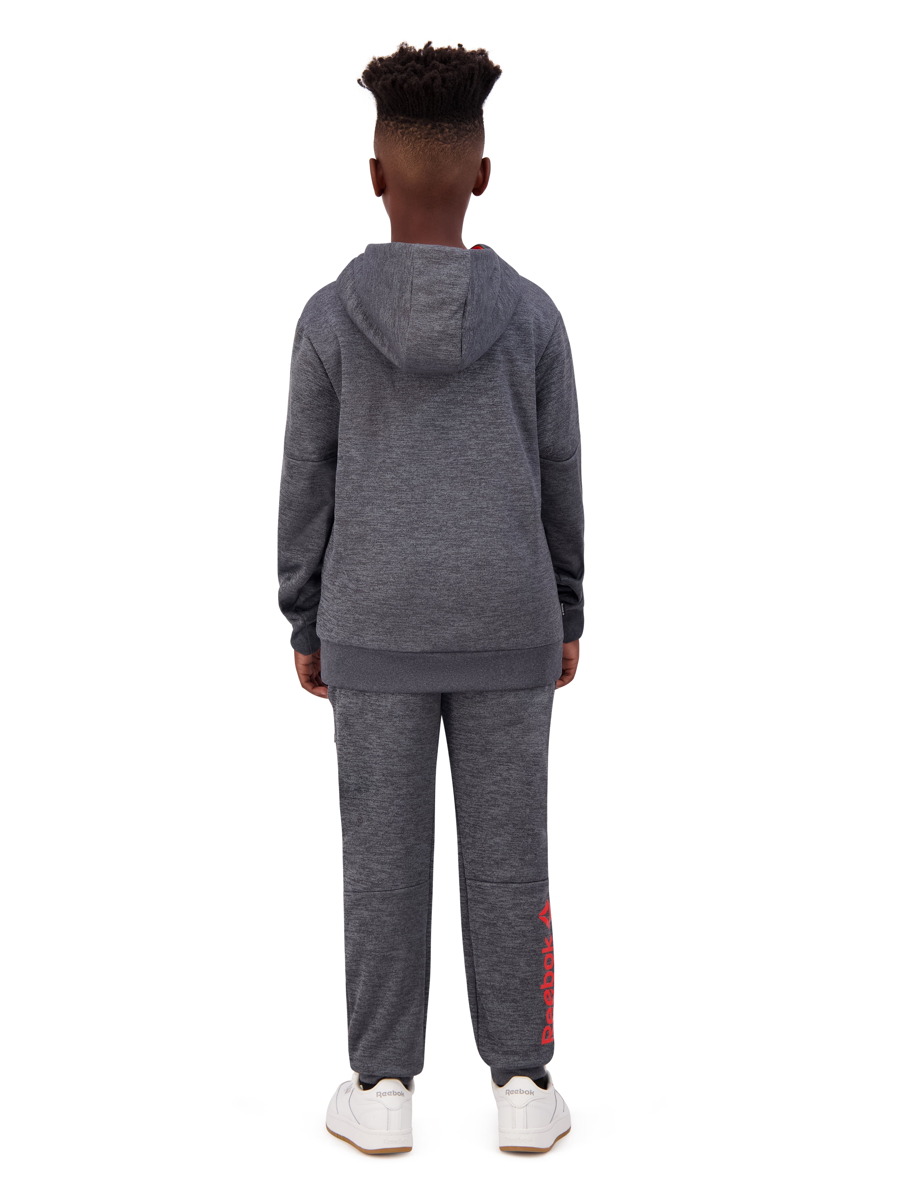 Reebok Boys Athletic Logo Pullover and Jogger Set, Sizes 4-18