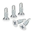 thumbnail image 1 of Tornillos autoperforantes Uxcell #8 x 1/2" en paquete de 100, tornillos de cabeza plana Phillips para metal a madera, 1 of 5