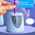 thumbnail image 4 of 1 Set Electric Pencil Sharpener with Cutter USB Rechargeable Battery Operated Portable Automatic Pencil Sharpener School Student Stationery Gift, 4 of 7