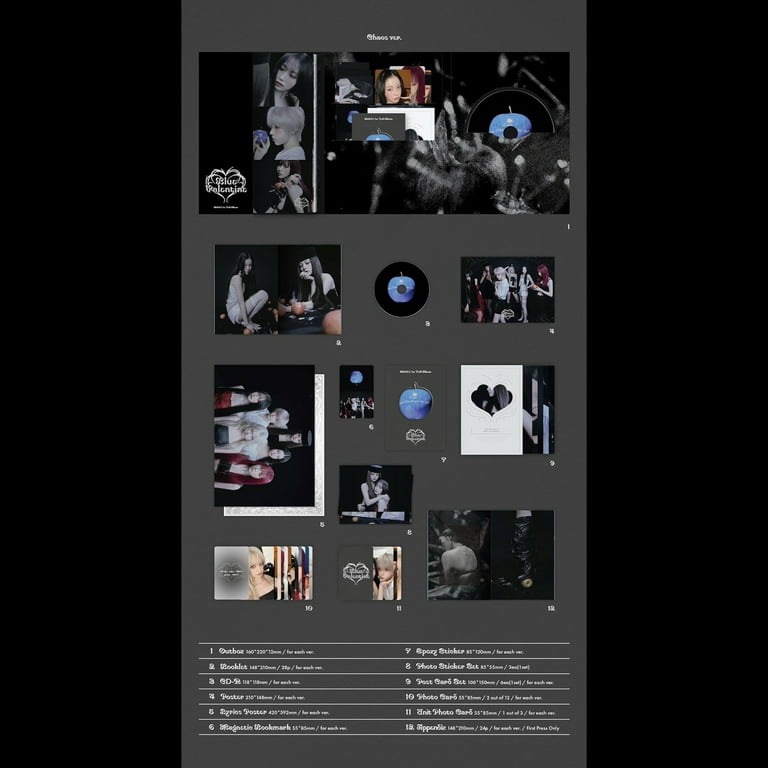 NMIXX - [BLUE VALENTINE] 1st Full Album CHAOS Version - Walmart.com