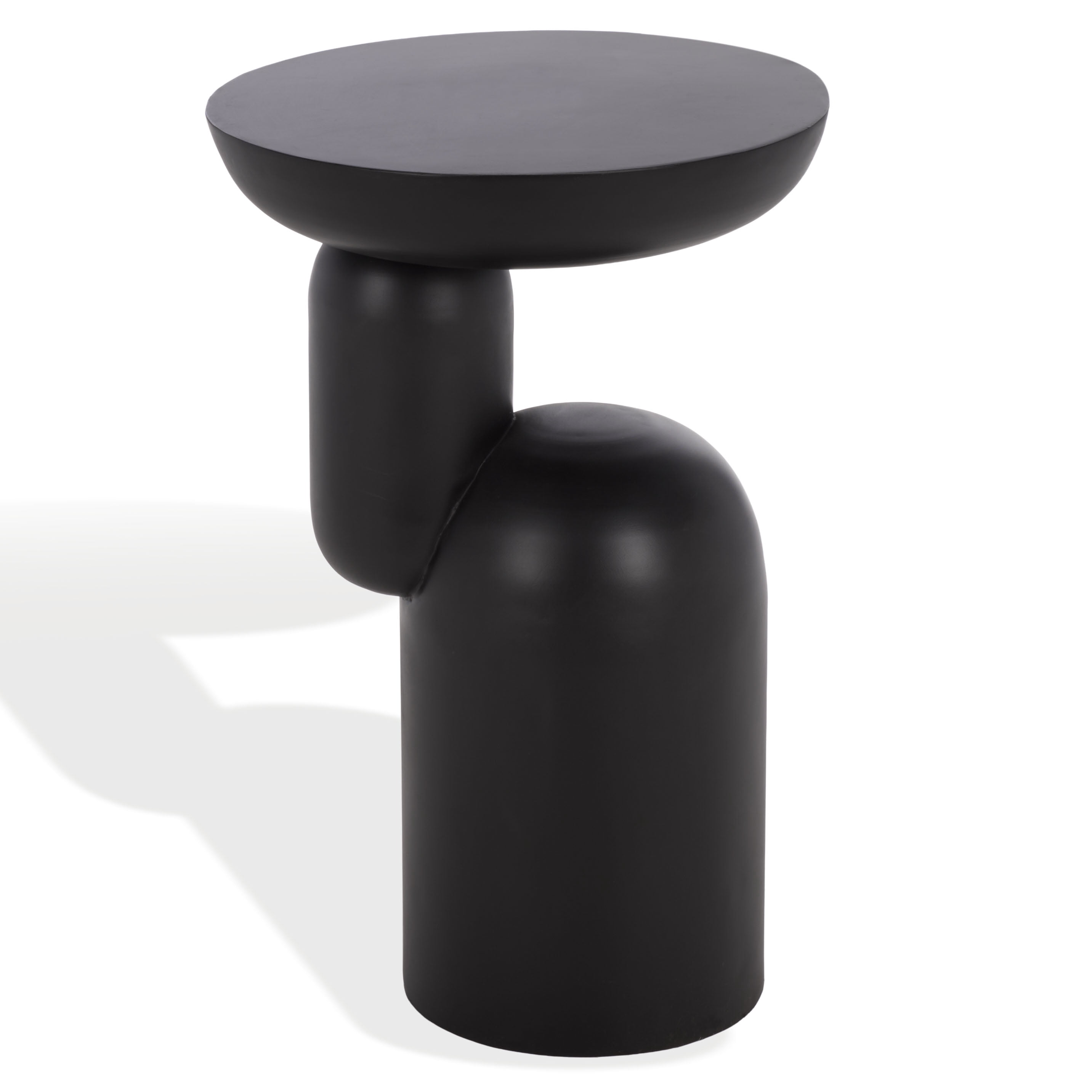 Safavieh Couture Donnastella Metal Modern End Table, Black