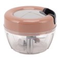 thumbnail image 1 of Onion Chopper, Food Chopper Fast Cutting Safe 3 Blades  For Fruit Salad For Kicthen, 1 of 8