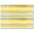 thumbnail image 2 of Area Rug 2'7''x5' Northern Europe Yellow Vintage Stripes Washable Area Rugs Non Shedding Floor Carpet Rubber Backing Non Slip Indoor Mats for Living Room Bedroom Kitchen, 2 of 8