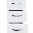 thumbnail image 7 of 4 Bathroom Linen Closet - White, 3 Shelves, Modern Freestanding White Cabinet 4 Drawers, Style, 7 of 7