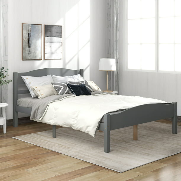 Uhomepro Full Platform Bed Frame With, What Holds Bed Slats Together