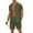 Army Green, variant on COOFANDY Men's 2 Pieces Shirt Sets Short Sleeve Casual Button Down Hippie T-Shirts Shorts Sets Summer Fashion Beach Outfits