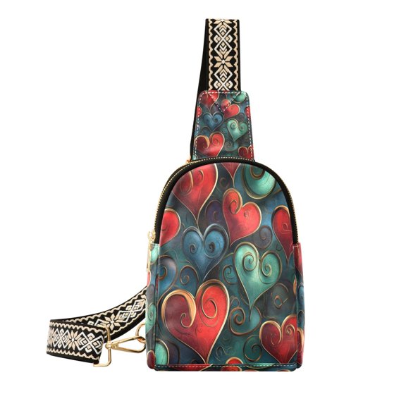 BZSMCE Crossbody Fashion Ethereal Affection Printed Waist Packs