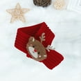 thumbnail image 4 of AuroraX Red Christmas Scarf Luxurious Classic Cute Small Scarf Thick Knit Soft Warm Wrap for Cat,Dog Pet Cold Weather, 4 of 6