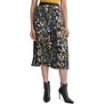 thumbnail image 1 of DKNY Womens Satin Pleated Midi Skirt, Multicoloured, X-Small, 1 of 1