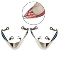 thumbnail image 1 of 1 Pair Metal Toe Caps Creative Protective Heel Decoration Shoes Supplies, 1 of 9