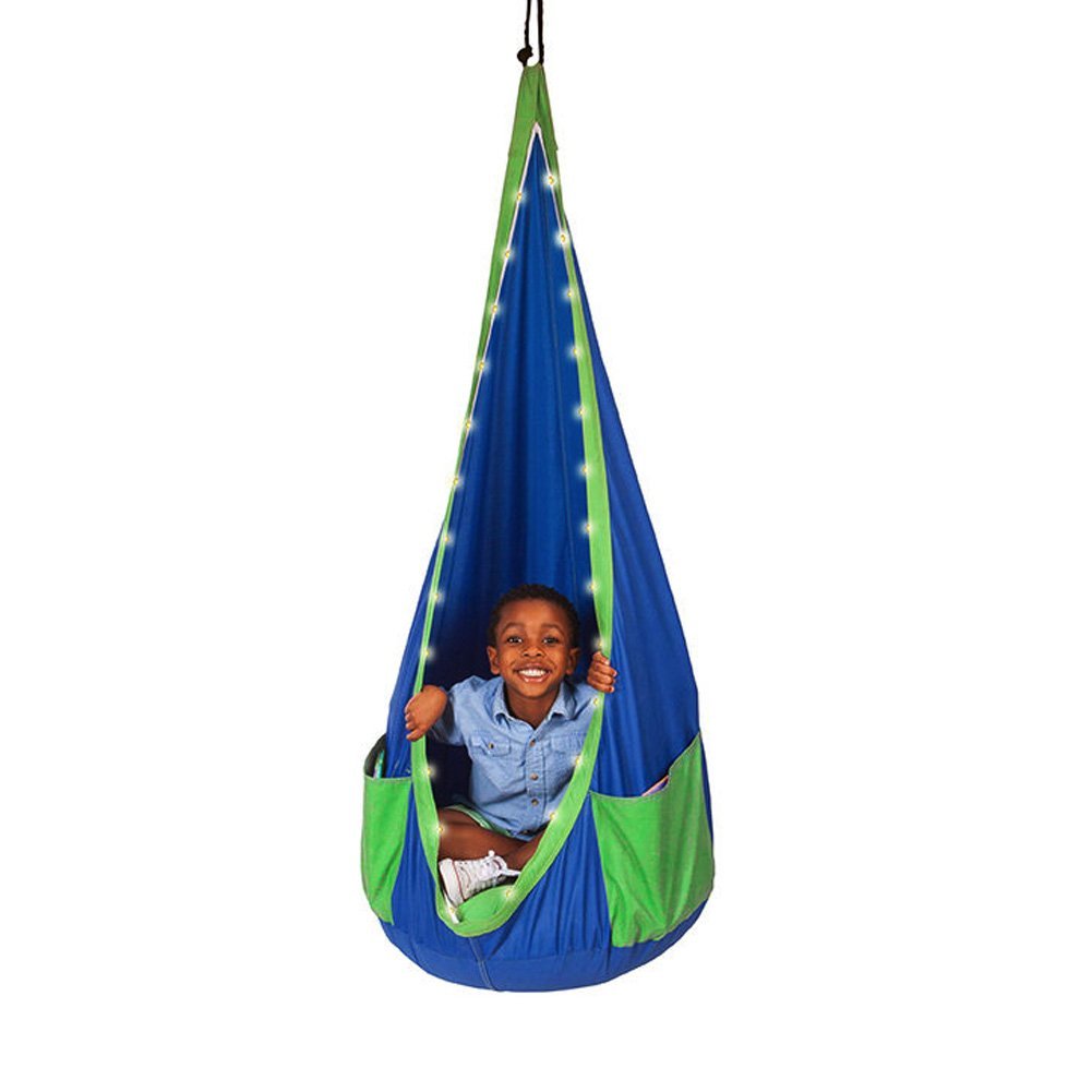 Hanging Sky Chair with LED Lights for Kids - Walmart.com ...