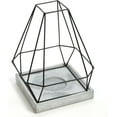thumbnail image 6 of Hosley 11-Inch Geo Metal Pillar Candle Holder Lantern – Mid Century Modern Candle Decor for Home, Farmhouse, Wedding, Parties & Office – Decorative Iron Candle Holder for Tabletop or Centerpiece, 6 of 10