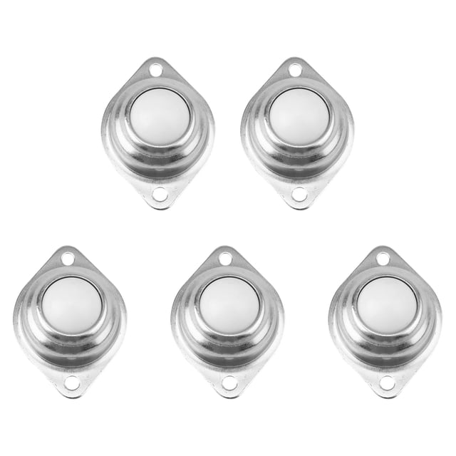 MasteelfCA 5pcs Screw Mounted Round Ball Transfer Units Universal Rotation Ball Casters