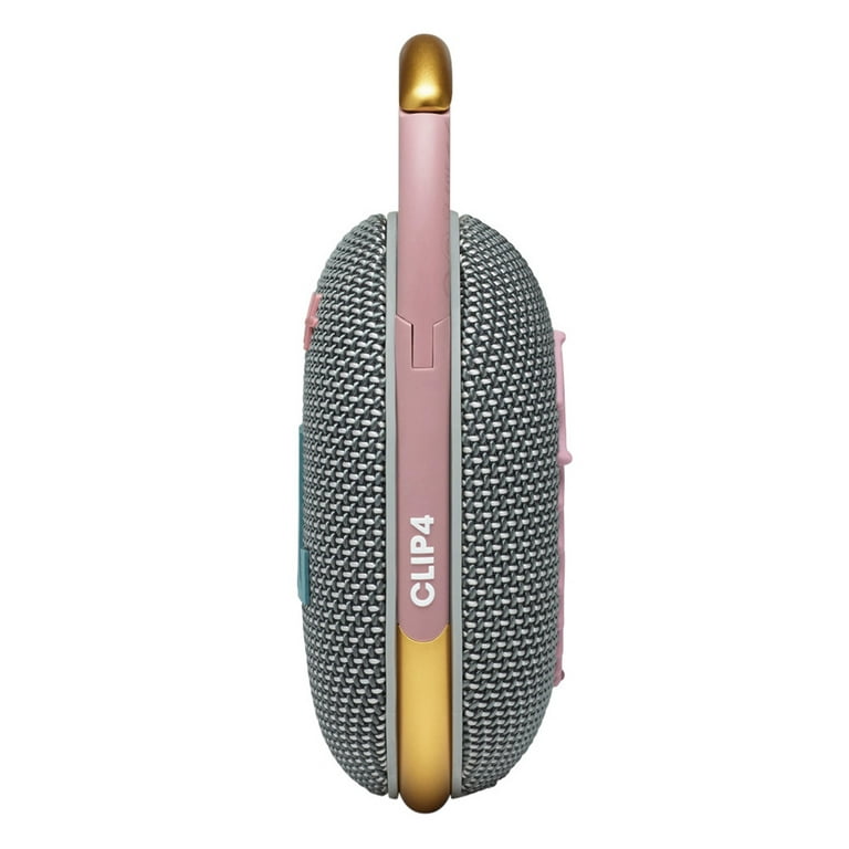 JBL Clip 4 Portable Wireless Bluetooth Waterproof Carabiner Speaker with JBL  Pro Sound - Blue Coral Pink 