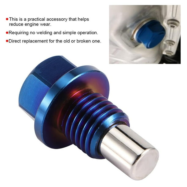 Kritne Oil Sump Drain Plug,Aluminum Alloy Oil Pan Sump Return