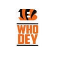 thumbnail image 1 of Cincinnati Bengals Double Up Die Cut Vinyl Stickers, 1 of 1