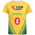 thumbnail image 1 of Halloween Crayon Box Costume All Over Adult T-Shirt, 1 of 1