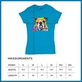 thumbnail image 5 of Tee Hunt Dean Russo Serious Bulldog T-Shirt Dog Best Friend Pet Paw Women's T-Shirt Tee, Light Blue, Small, 5 of 5