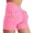 Red, variant on Women Scrunch Workout Shorts with Pockets - Lifting Booty V Back Athletic Gym Yoga Shorts, 75% Nylon 25% Spandex, True to Size