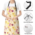 thumbnail image 6 of Picia Rabbit And Balloon Waterproof Apron for Unisex Adult - Adjustable Bib Apron with Pockets, Ideal for Cooking, Gardening, Painting, and Household Chores, 6 of 9