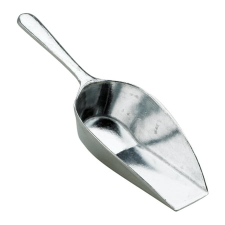 Food Scoop (HIC Flat Bottom Multi-Purpose Food and Utility Scoop, Commercial-Grade Anodized Cast Aluminum, 4.5-Inches,)