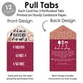 thumbnail image 3 of Big Dot of Happiness Vino Before Vows - Winery Bridal Shower or Bachelorette Party Game Pickle Cards - Truth, Dare, Share Pull Tabs - Set of 12, 3 of 5