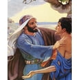 thumbnail image 1 of Catholic print picture - The Forgiving Father T - 8" x 10" ready to be framed, 1 of 1