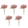 thumbnail image 1 of CNKOO 5 Pieces/Kit Artificial Flower Fake Plants Simulation Heads Chrysanthemum Wedding Decor Centerpieces Photography Props, 1 of 9