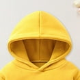 thumbnail image 5 of KPOPLK Baby Hoodie for Boy Girl, Full Zip-up Lightweight Thin Jackets Coat Sweatshirts 0-67 Months(7-8 Years,Yellow), 5 of 7