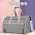 thumbnail image 2 of Bolsa de transporte para perros, mochila suave para gatos, bolsa de viaje para exteriores para perros pequeños y gatos, suministros para mascotas, 2 of 5