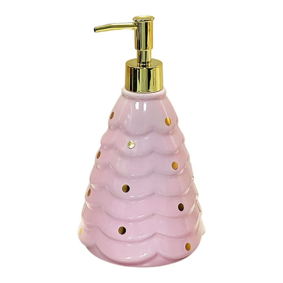 Christmas Themed Ceramic Dispenser Liquid Bottle For Body Wash Lotion Storage Bathroom Organizing Bottle