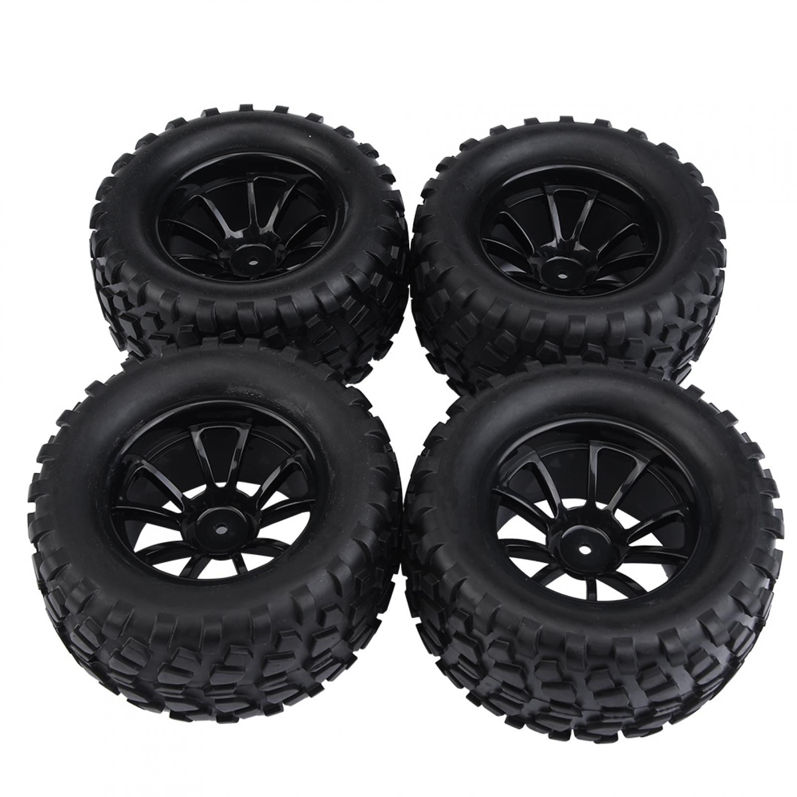 2 units 1.25" Rubber Wheel Tire with Plastic Hub for RC Model Airplane 