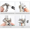 thumbnail image 3 of 36 abrazaderas de manguera ajustables de acero inoxidable de 8 tamaños para gas doméstico (8-51 mm) TUNC Sencillez, 3 of 5