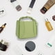 thumbnail image 5 of Bolsa de maquillaje de viaje verde para mujer, organizador portátil, bolsa de cosméticos de viaje colgante, bolsa de viaje para cosméticos, bolsa de maquillaje, juego de viaje brillar Electrónica, 5 of 5